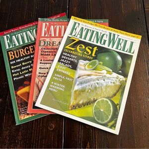 Eating Well Magazine 1991 - 1994 (Set of 3)